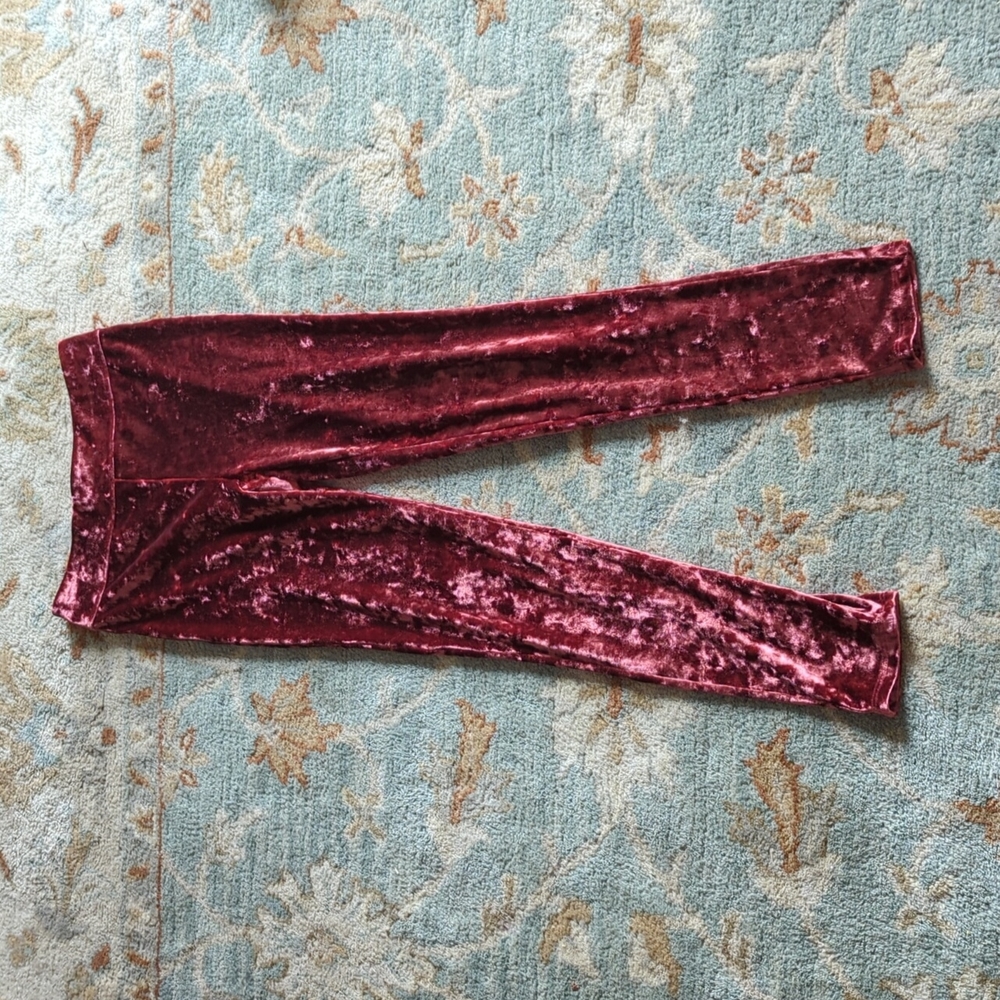 1901 Velvet pink leggings